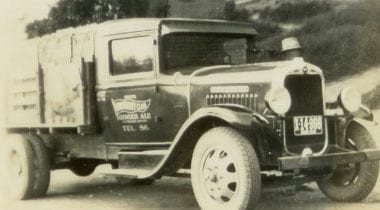 old dennis delivery truck