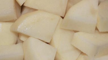 diced white potatoes