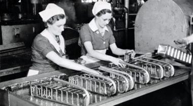 vintage hormel women in factory