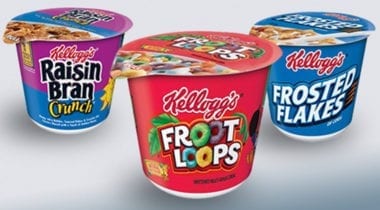 kelloggs froot loops cereal cup