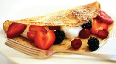 kellogs crepe with fruit