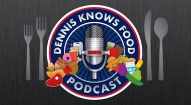 dennis knows food podcast logo