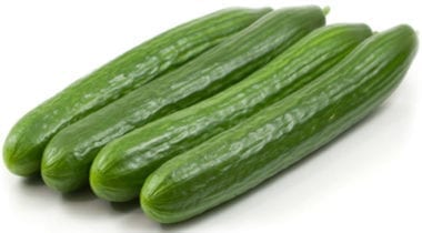 4 european cucumbers