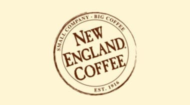 new england coffee logo graphic