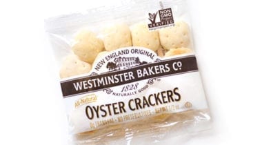 westminster oyster crackers in w bag, single portion of soup crakers