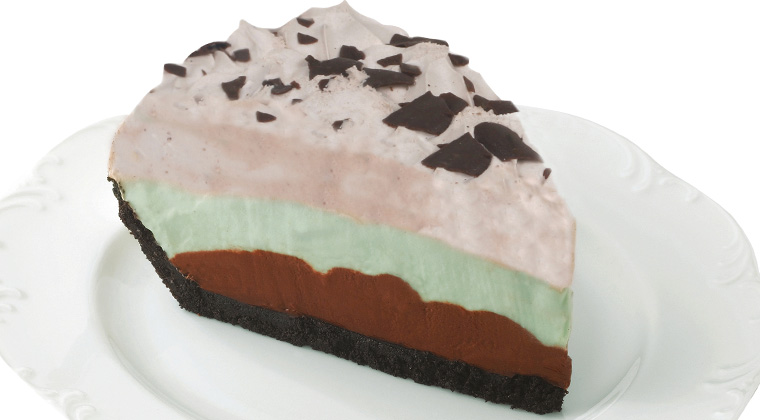 chef pierre chocolate mint pie slice