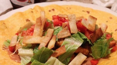 Father Sam's jalapeno cheddar wrap BLT
