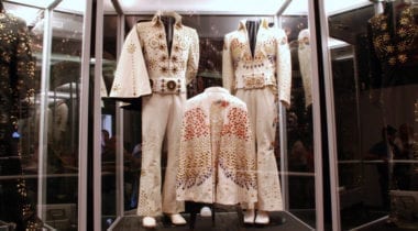 Elvis Presley museum display 