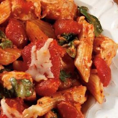 chicken with tomatoes and penne