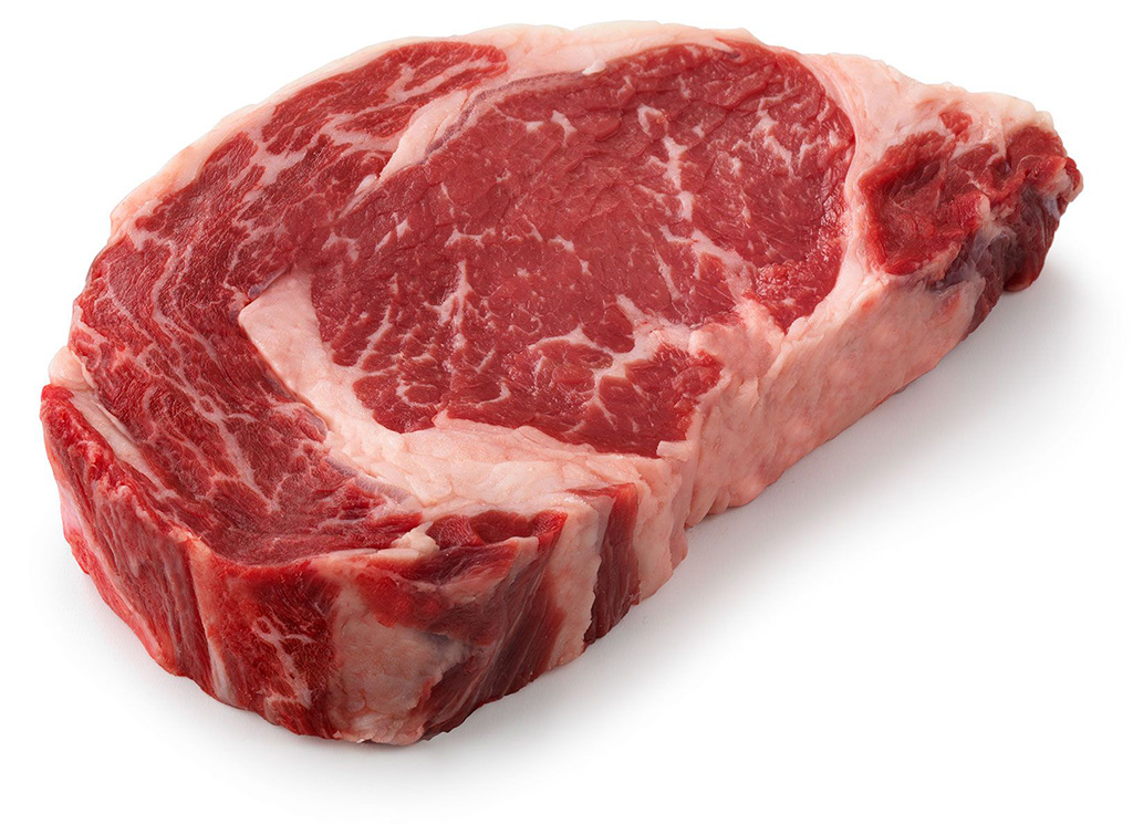 raw ribeye steak