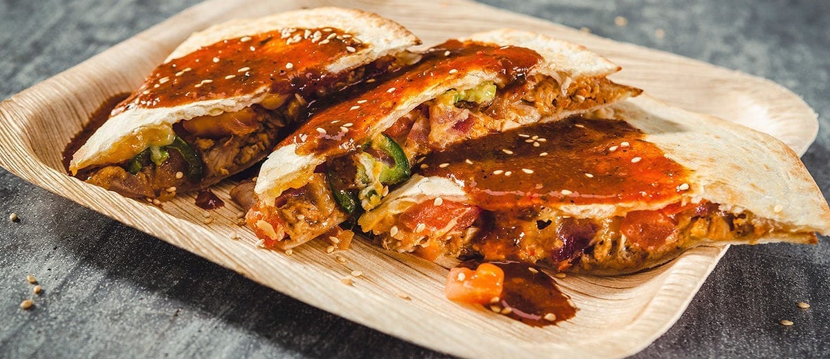 quesadilla with kogi sauce