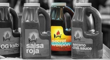 kogi secret weapon sauce bottle highlighted