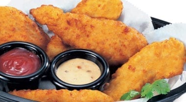 tyson chicken breast fritters and dipping sauce