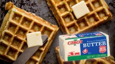 cabot butter chip on waffles