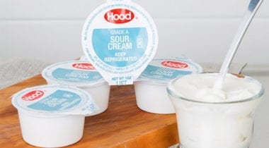hood sour cream portion cups
