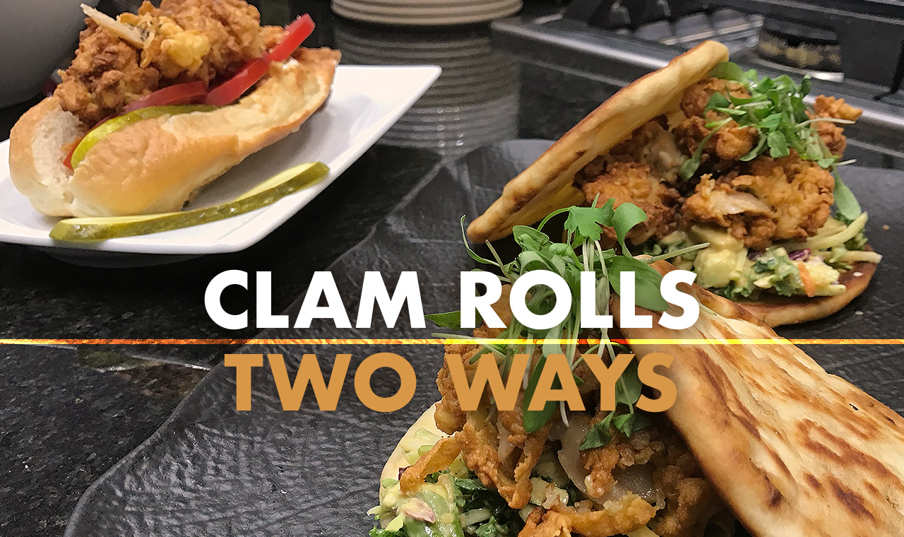 Foodservice Recipe Clam Rolls Two Ways
