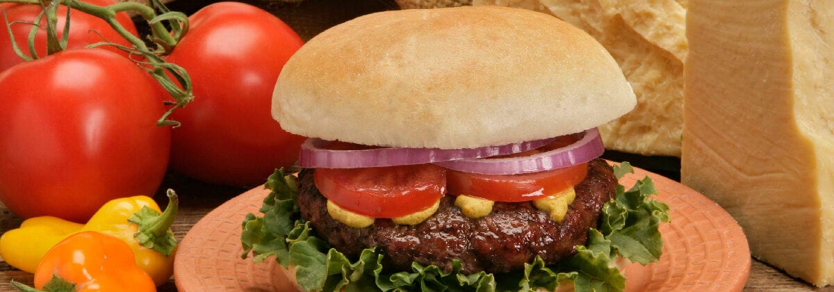 burger on costanzo roll