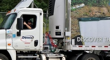 truck driver thumbs up