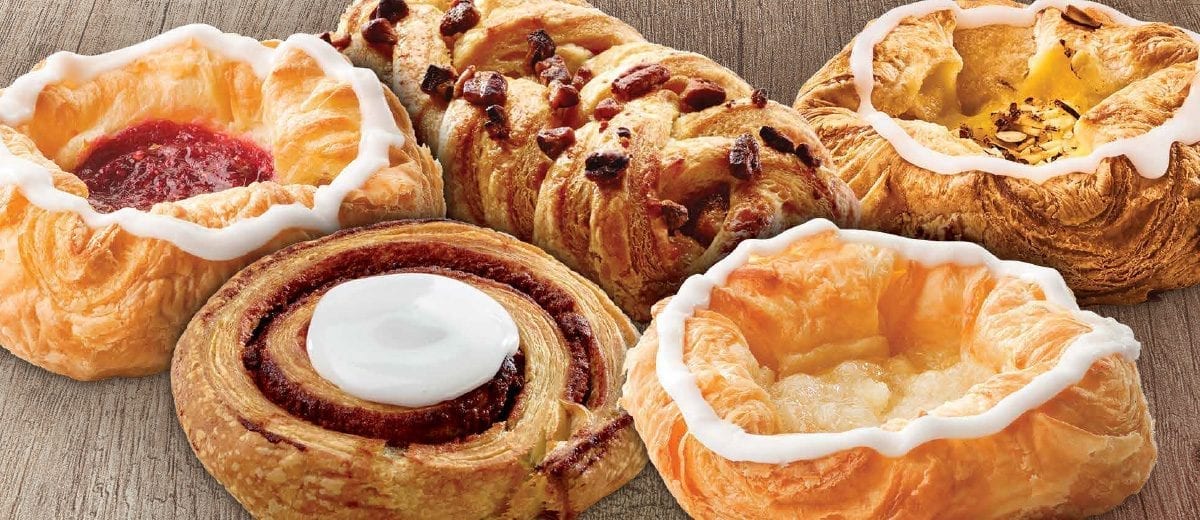 assorted danish pasteries