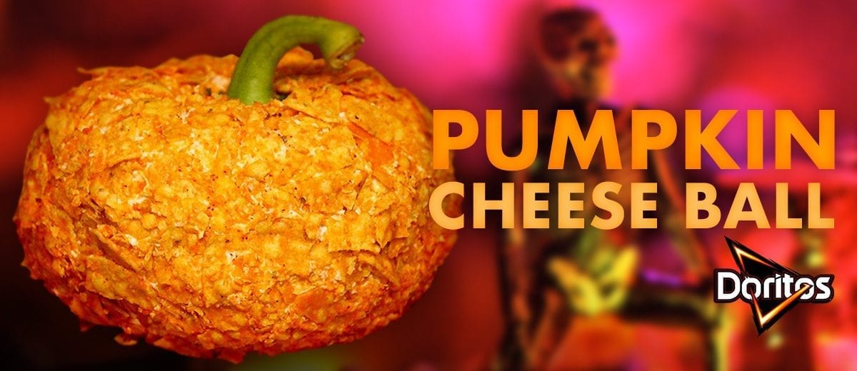 pumpkin cheese ball graphic