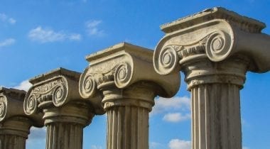 roman greco pillars