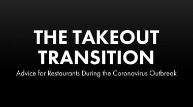 takeout transition advice for restaurants