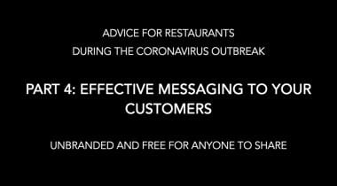 takeout transition messaging
