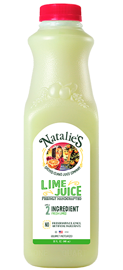 Natalie's lime juice bottle