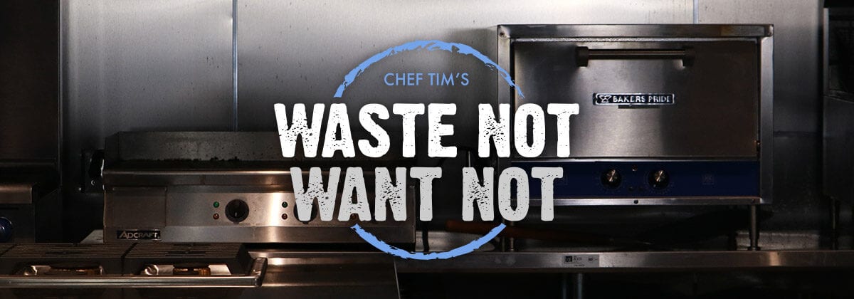 Waste Not Want Not Test Kitchen banner