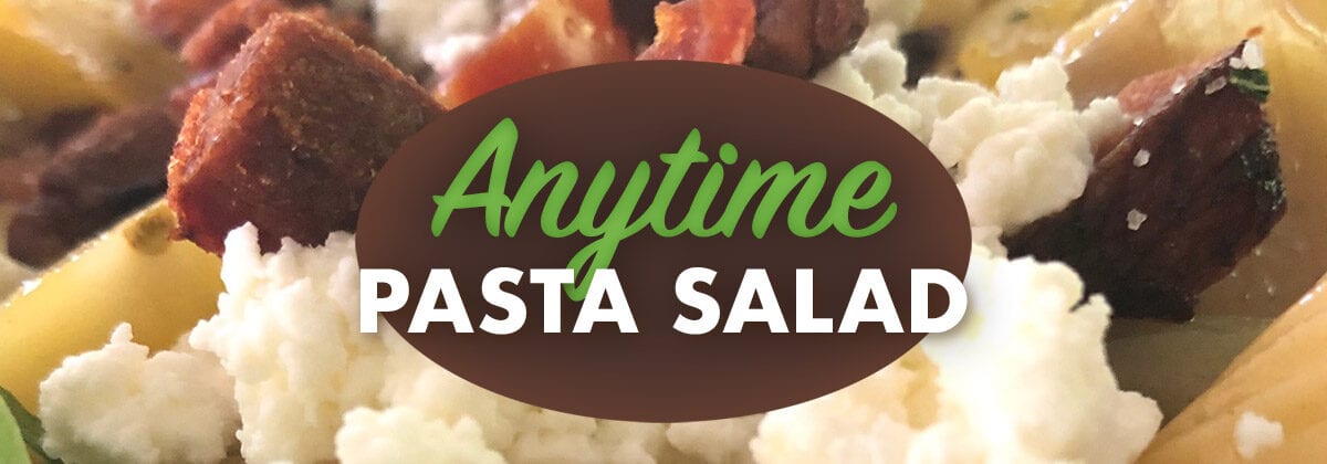 Anytime Pasta Salad banner