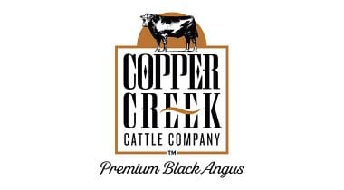 copper creek black angus beef logo
