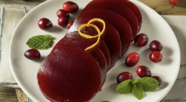 Sliced Cranberry Jelly