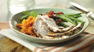 hormel fire braised turkey breast with sweet potatoes and veggies