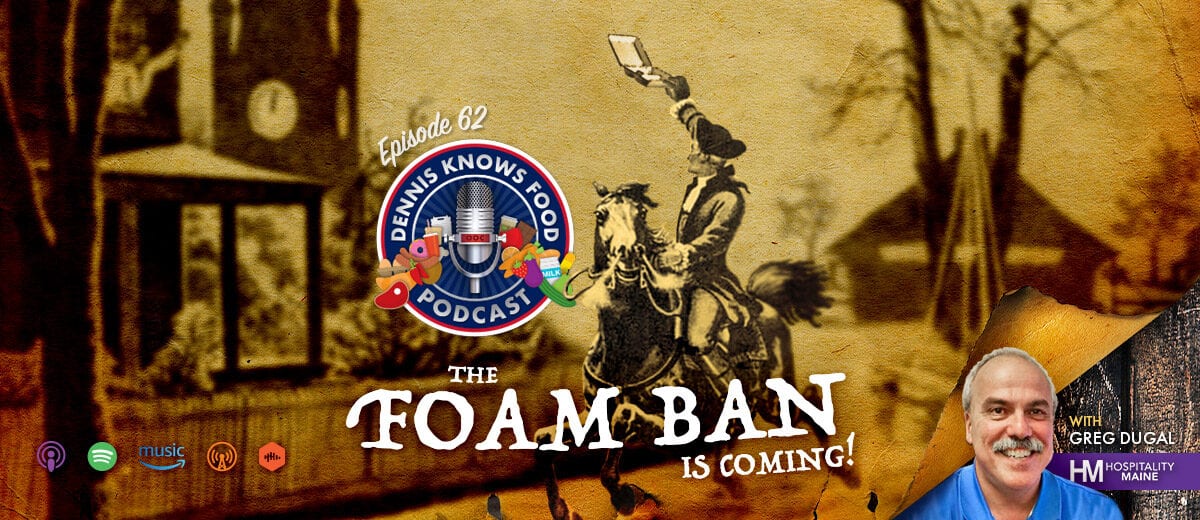 podcast foam ban graphic