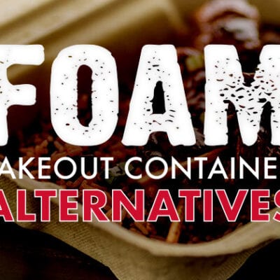 foam takeout container alternatives graphic