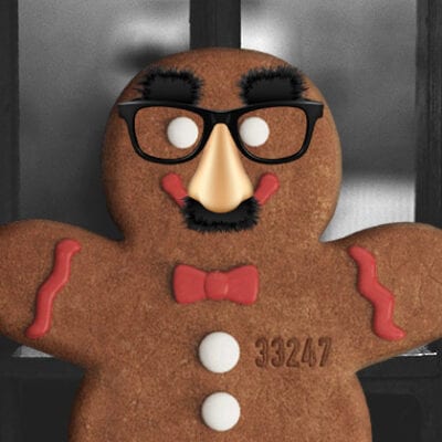 gingerbread man in disguise