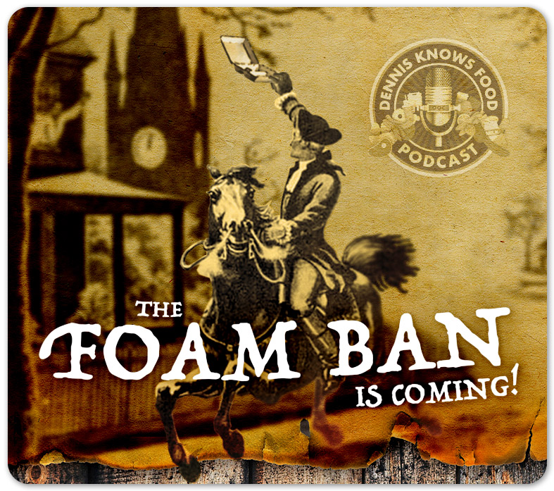 the foam ban podcast episode graphic