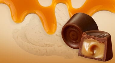 moose trap ice cream vanilla caramel swirl chocolate caramel cups