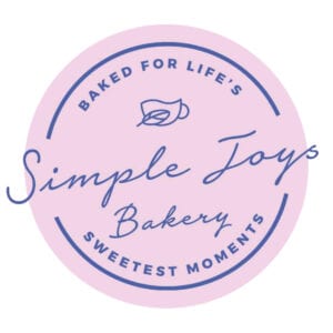 simple joys bakery simple logo graphic