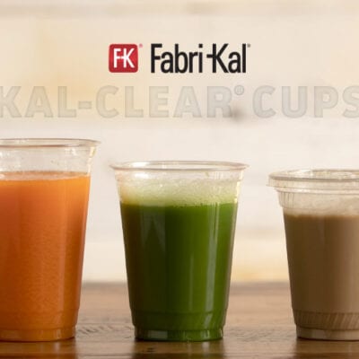 clear plastic cups with different color beverages