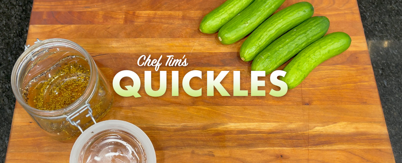 Housemade "Quickles" Quick Pickle Recipe for Restaurants & Foodservice