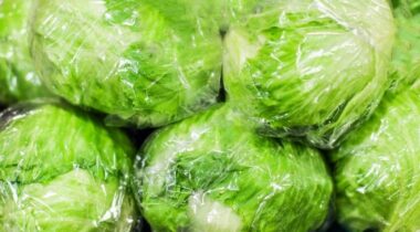 wrapped iceburg lettuce