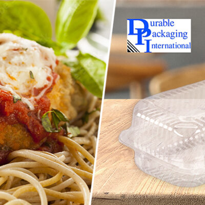 New Items 1.5 - Breaded chicken breasts and clear oblong takeout containers