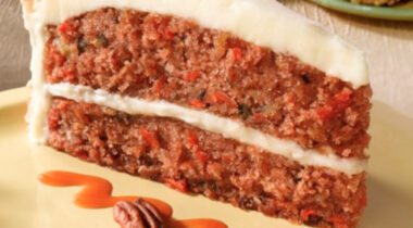 carrot cake slice