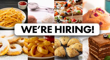 We're hiring graphic with multiple frozen foods