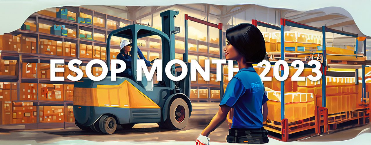 Celebrating National ESOP Month at Dennis Food Service, October 2023