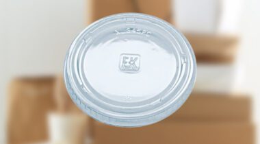 clear plastic portion cup graphic