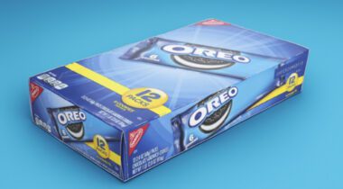 box of individually wrapped Oreo cookies