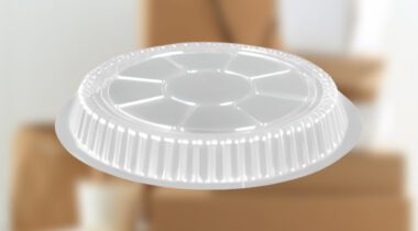 clear plastic round takeout lid