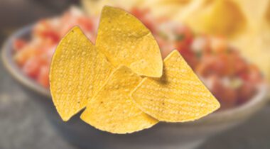 yellow triangle corn tortilla chips